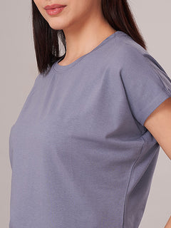 Women's Bamboo Regular Fit Tshirt Lavender