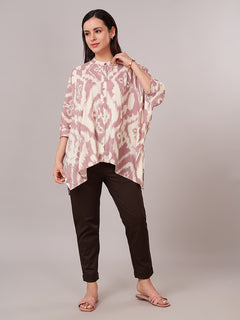 Women's 100% Viscose Relax Fit Blouse Pink
