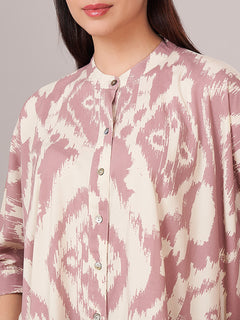 Women's 100% Viscose Relax Fit Blouse Pink