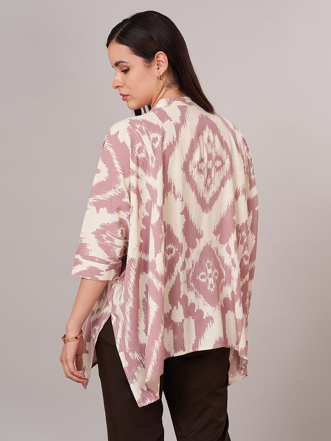 Women's 100% Viscose Relax Fit Blouse Pink