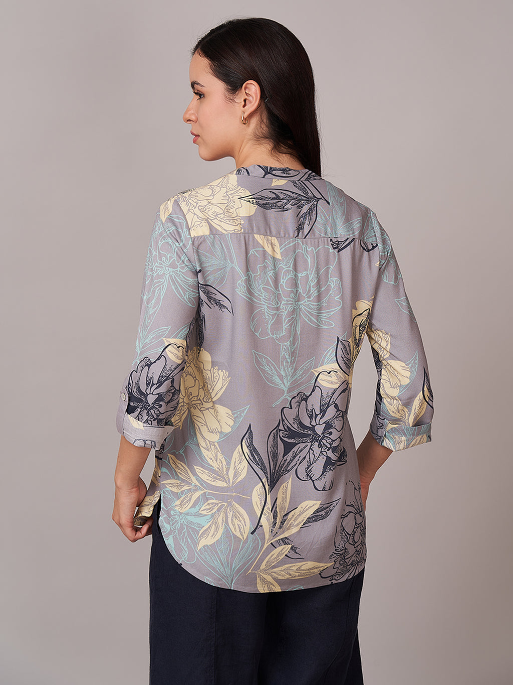 Women's 100% Viscose Regular Fit Blouse Lilac