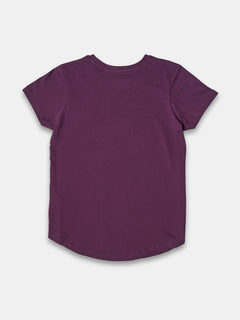 Women's 100% Cotton Regular Fit Tshirt Purple