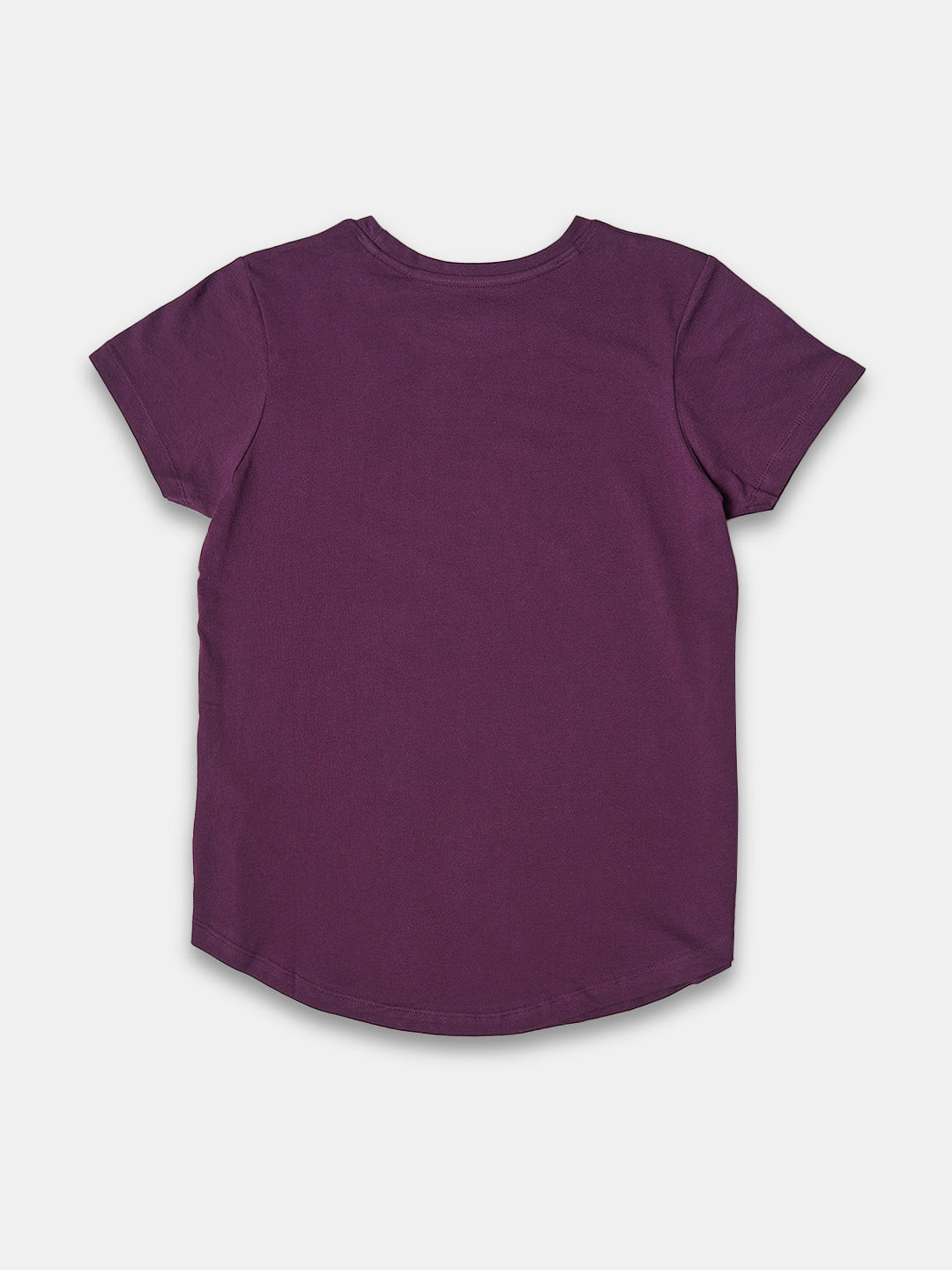 Women's 100% Cotton Regular Fit Tshirt Purple
