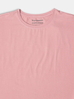 Women's Bamboo Regular Fit Tshirt Pink