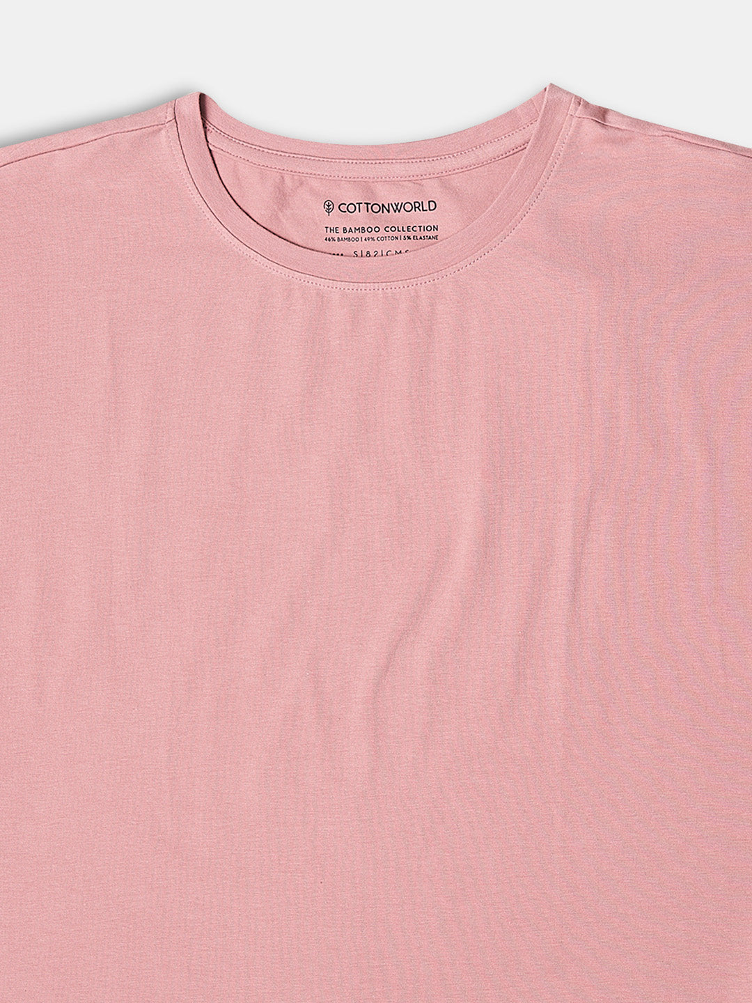 Women's Bamboo Regular Fit Tshirt Pink