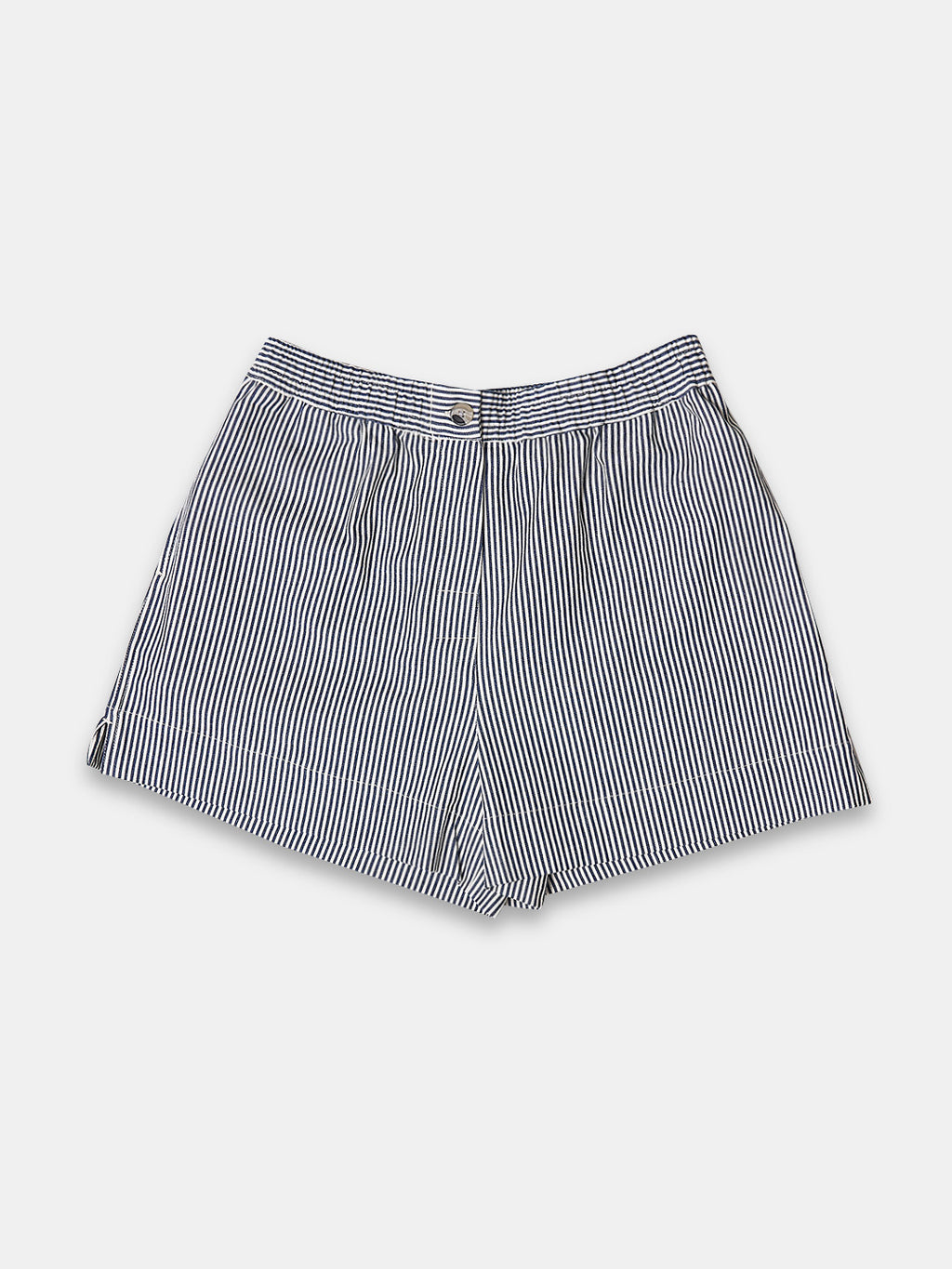 Women's Cotton Lycra Regular Fit Shorts Indigo