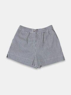 Women's Cotton Lycra Regular Fit Shorts Indigo