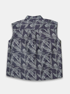 Women's 100% Cotton  Regular Fit Blouse Blue