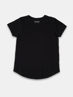 Women's 100% Cotton Regular Fit Tshirt Black