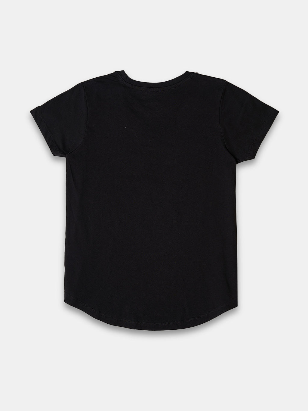 Women's 100% Cotton Regular Fit Tshirt Black