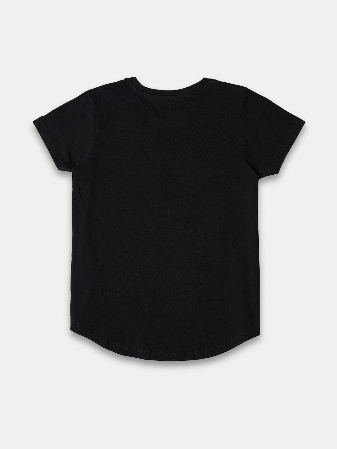 Women's 100% Cotton Regular Fit Tshirt Black