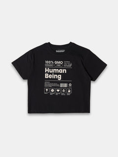 Women's 100% Organic Cotton Regular Fit Tshirt Black