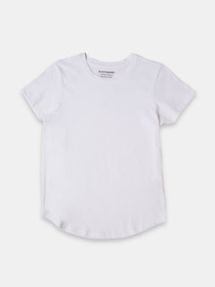 Women's 100% Cotton Regular Fit Tshirt White