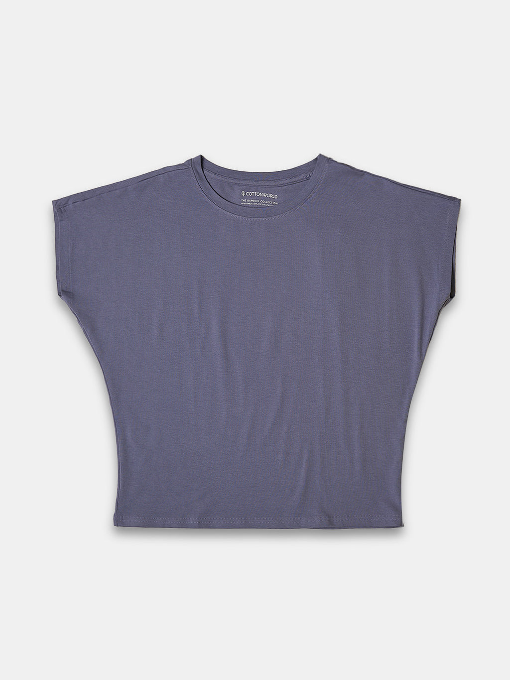 Women's Bamboo Regular Fit Tshirt Lavender