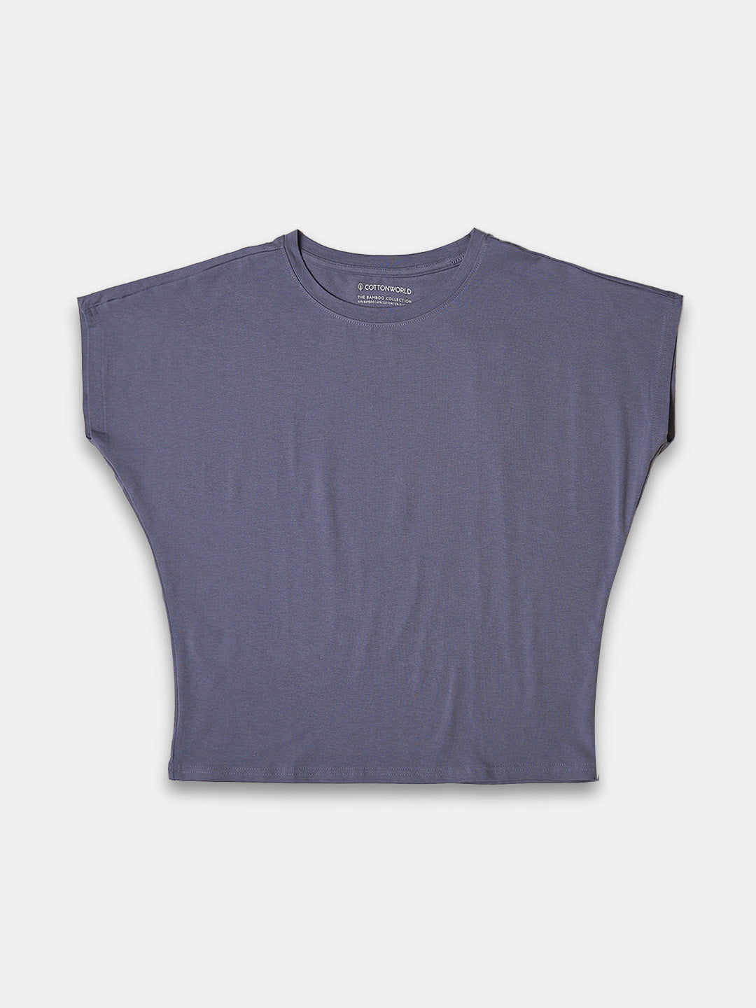 Women's Bamboo Regular Fit Tshirt Lavender