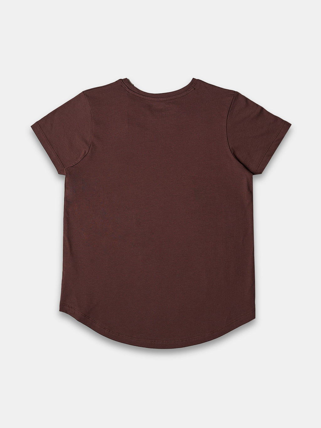 Women's 100% Cotton Regular Fit Tshirt Brown