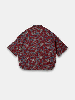 Women's 100% Viscose Regular Fit Blouse Maroon
