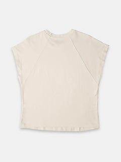 Women's 100% Cotton Regular Fit Tshirt Natural