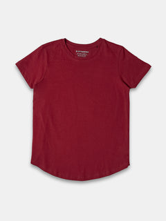 Women's 100% Cotton Regular Fit Tshirt Red