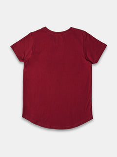 Women's 100% Cotton Regular Fit Tshirt Red