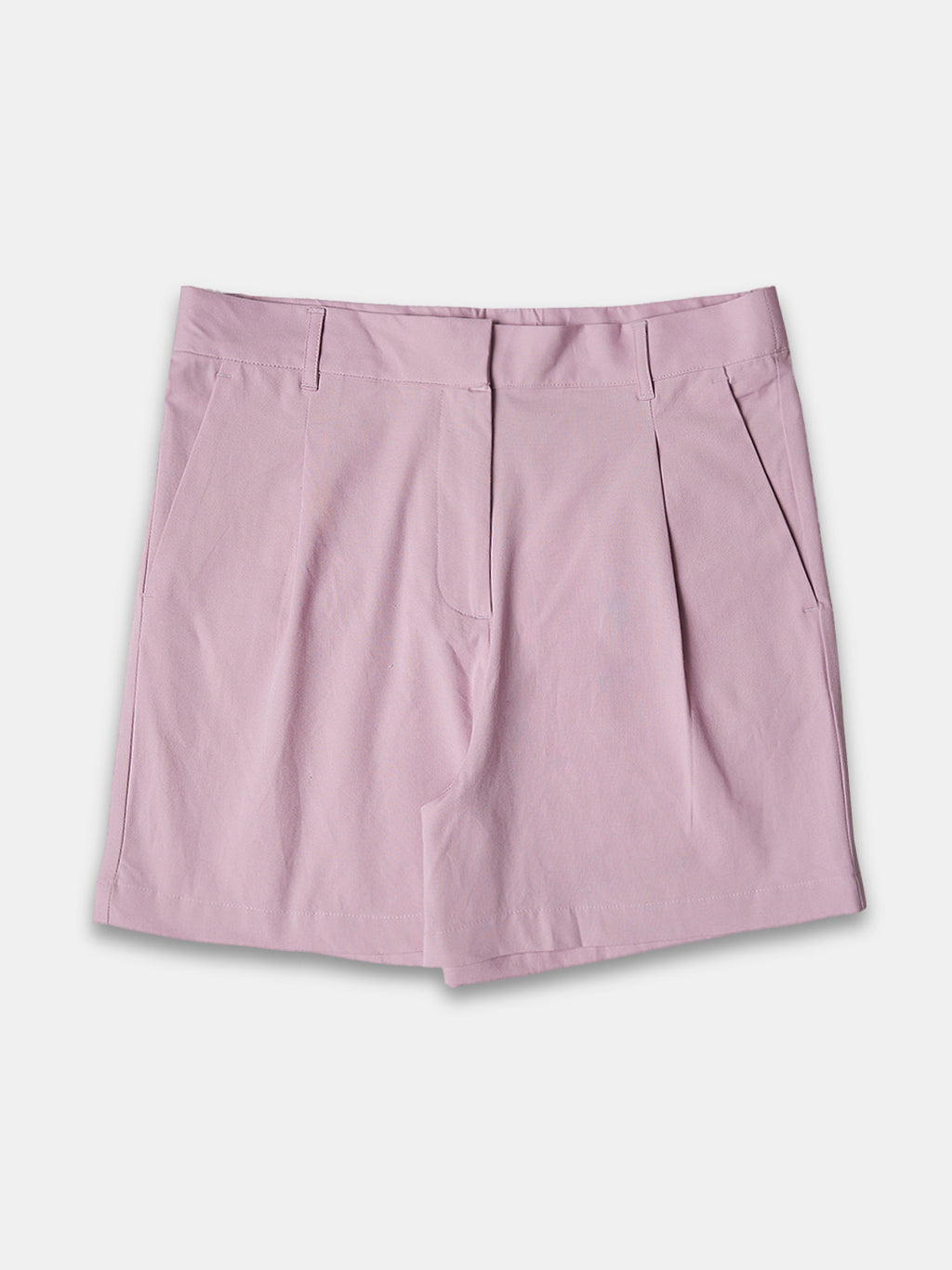 Women's Cotton Lycra Regular Fit Shorts Pink
