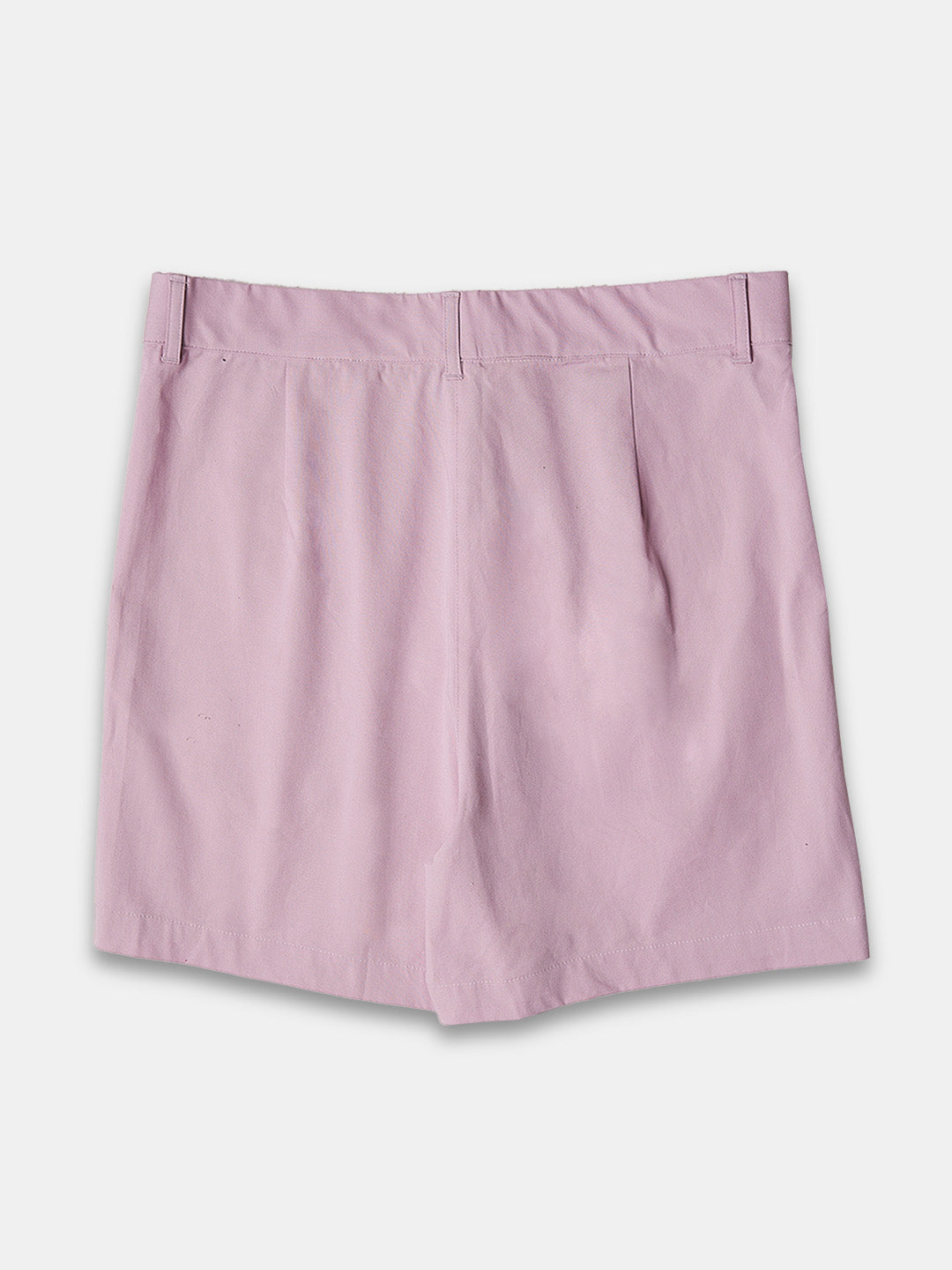 Women's Cotton Lycra Regular Fit Shorts Pink