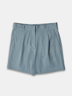 Women's Cotton Lycra Regular Fit Shorts Teal
