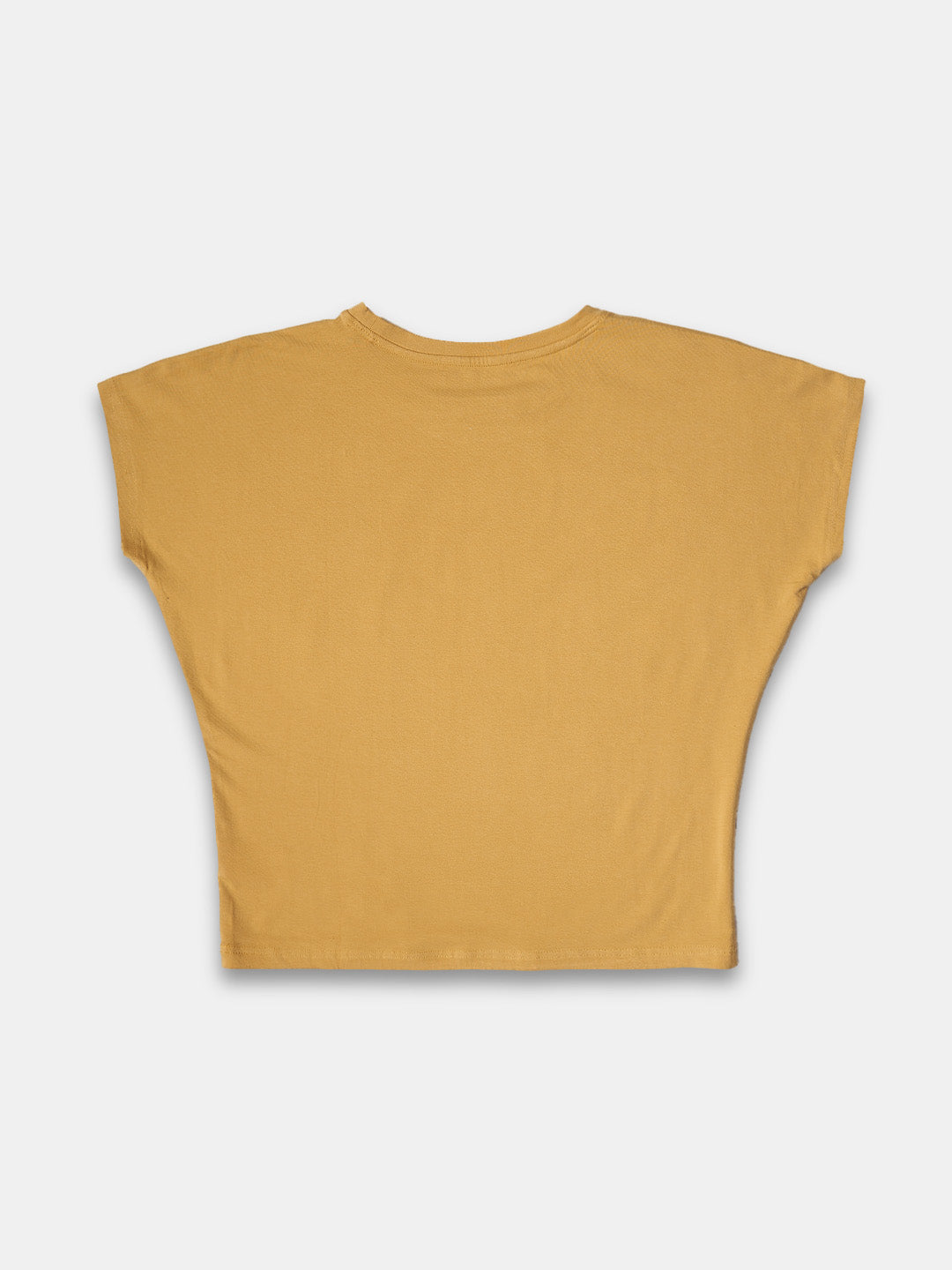 Women's Bamboo Regular Fit Tshirt Mustard