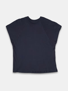 Women's 100% Cotton Regular Fit Tshirt Navy
