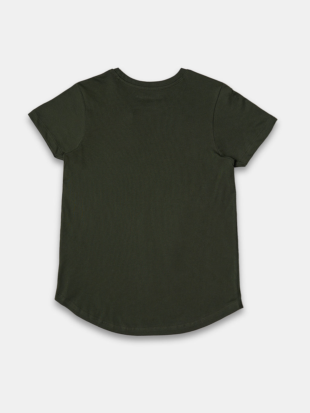 Women's 100% Cotton Regular Fit Tshirt Green