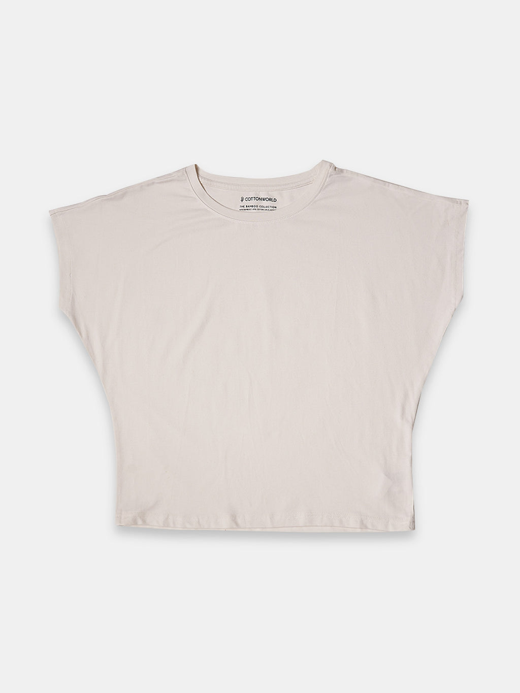 Women's Bamboo Regular Fit Tshirt Natural