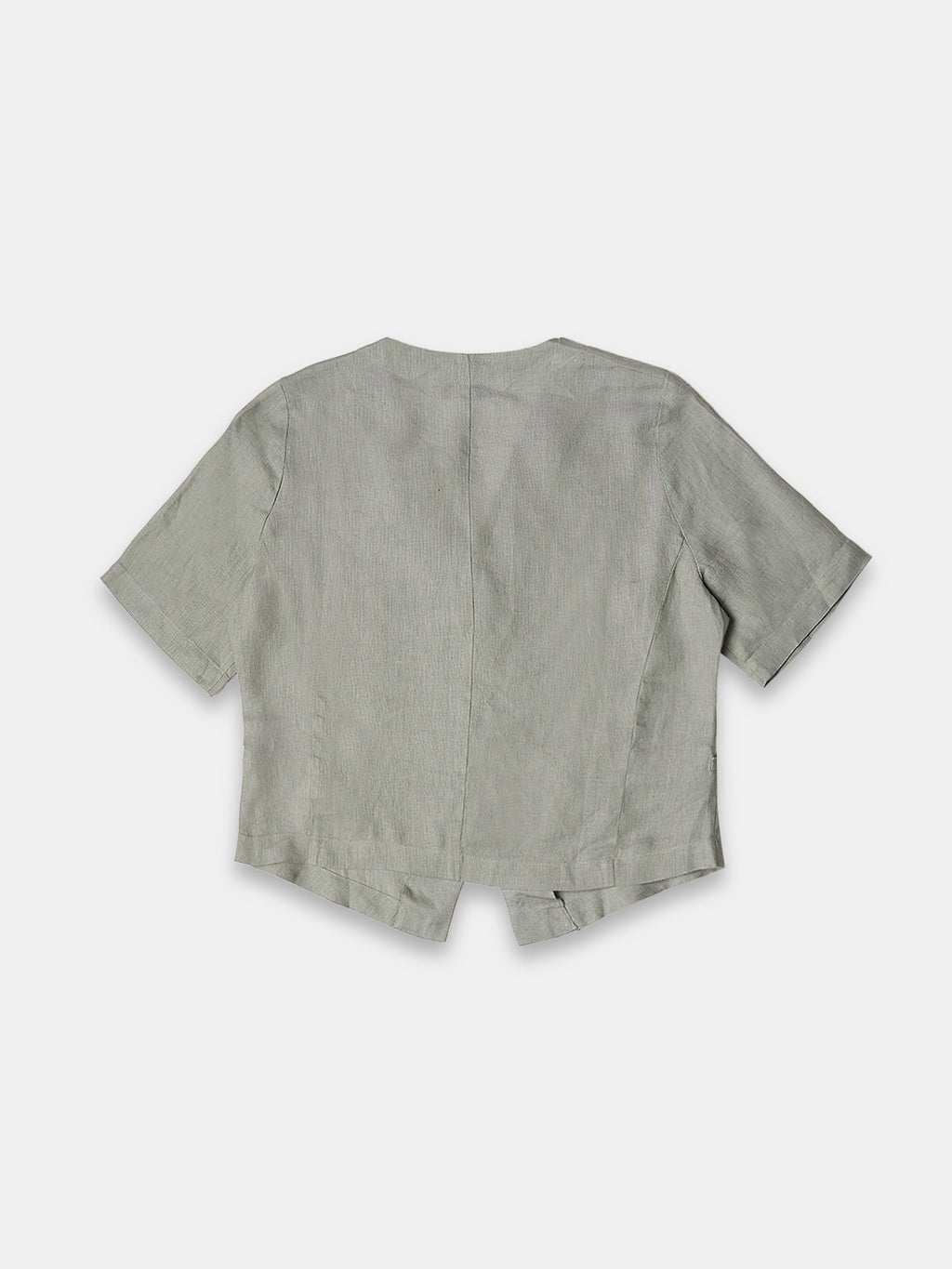 Women's 100% Linen Regular Fit Blouse Sage
