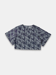 Women's 100% Cotton  Regular Fit Blouse Blue