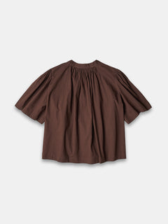 Women's 100% Cotton Regular Fit Blouse Brown
