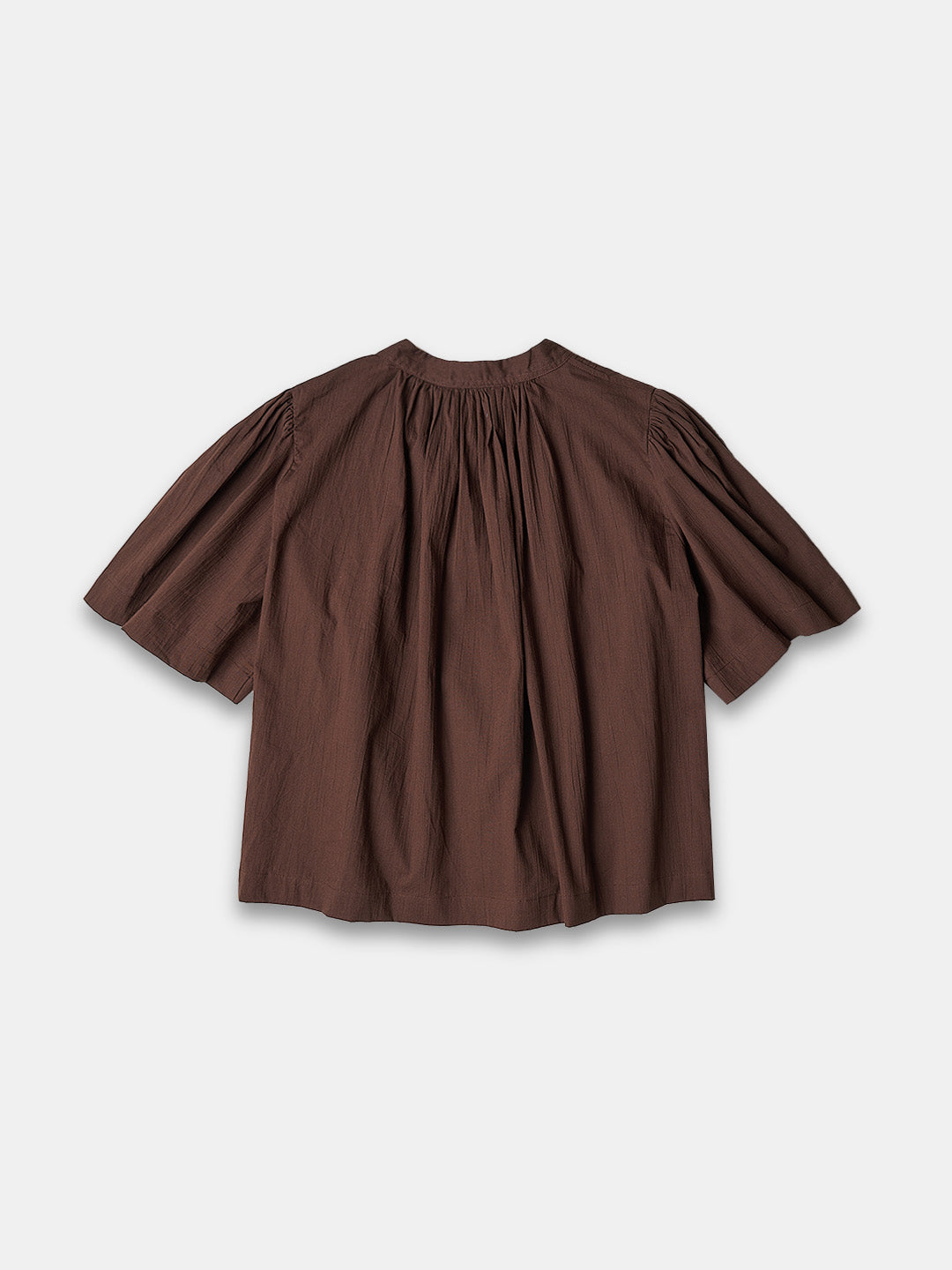 Women's 100% Cotton Regular Fit Blouse Brown