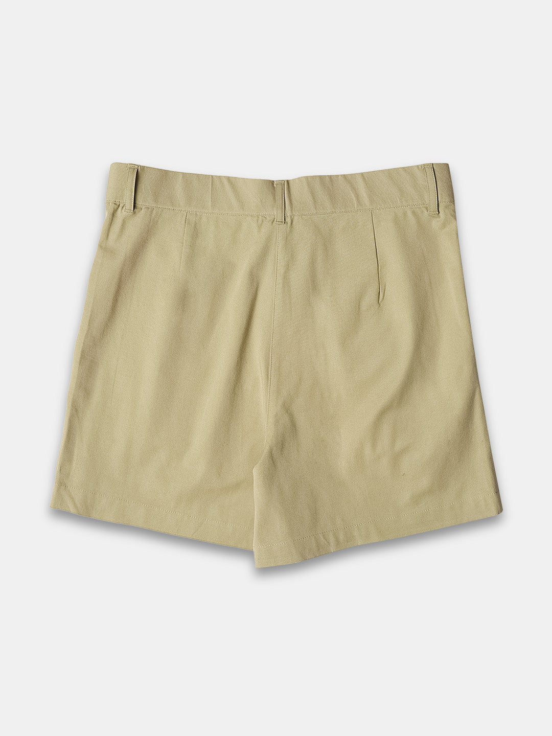 Women's Cotton Lycra Regular Fit Shorts Lime