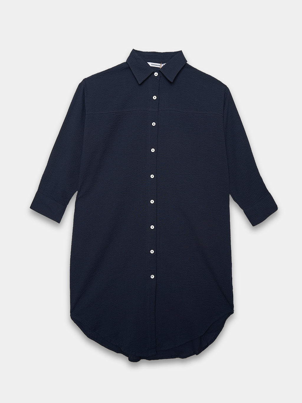 Women's 100% Cotton Relax Fit Kurta Navy