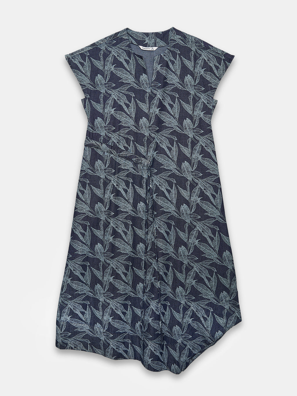 Women's 100% Cotton Regular Fit Dress Blue