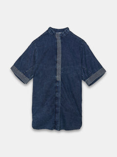 Women's 100% Cotton Regular Fit Kurta Denim