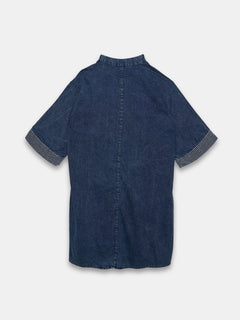 Women's 100% Cotton Regular Fit Kurta Denim