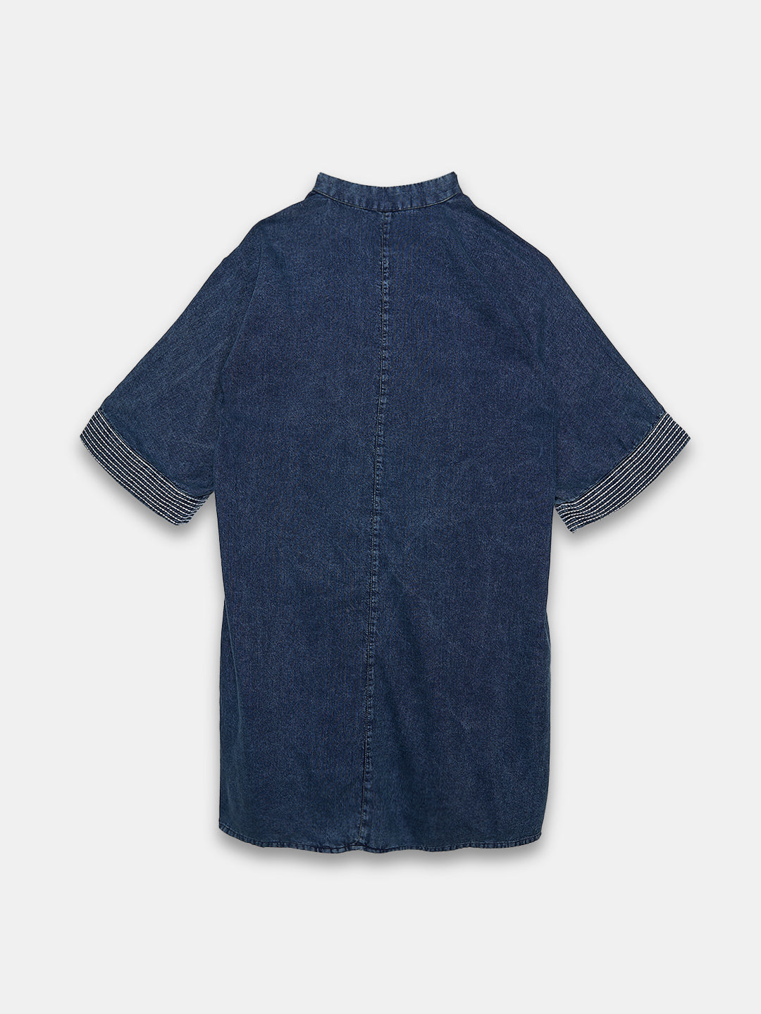 Women's 100% Cotton Regular Fit Kurta Denim