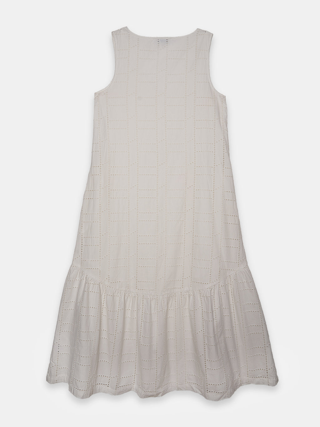 Women's 100% Cotton Regular Fit Dress White