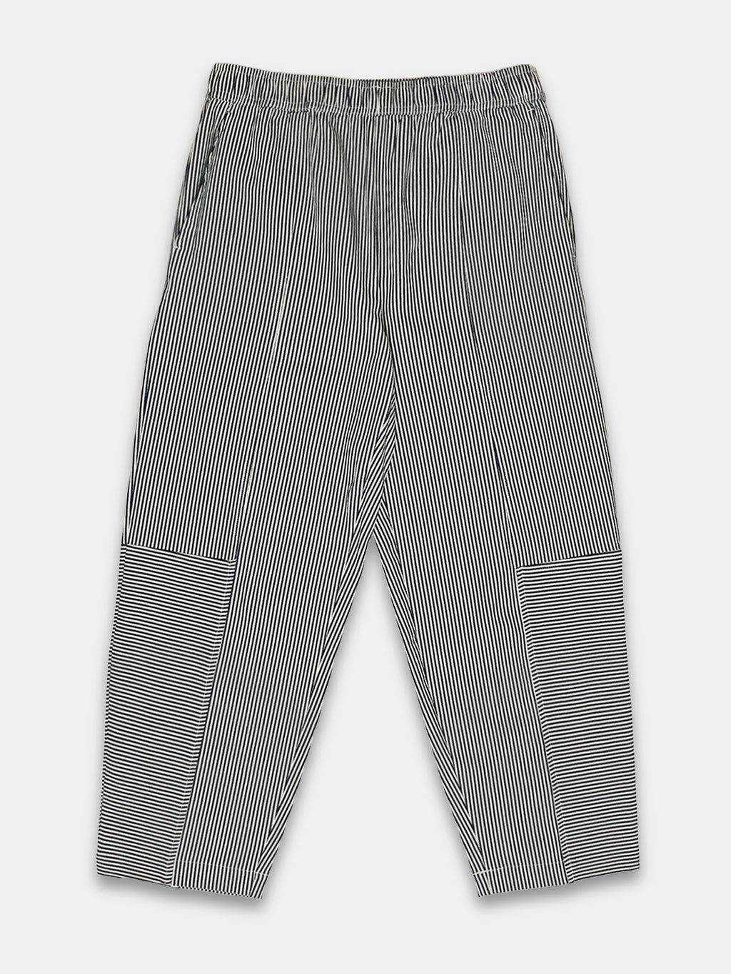 Women's Cotton Lycra Barrel Leg Pant Indigo