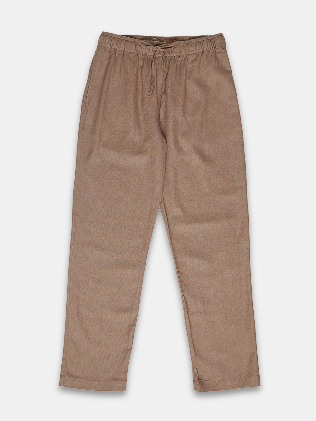 Women's Linen Viscose Regular Fit Pant Beige