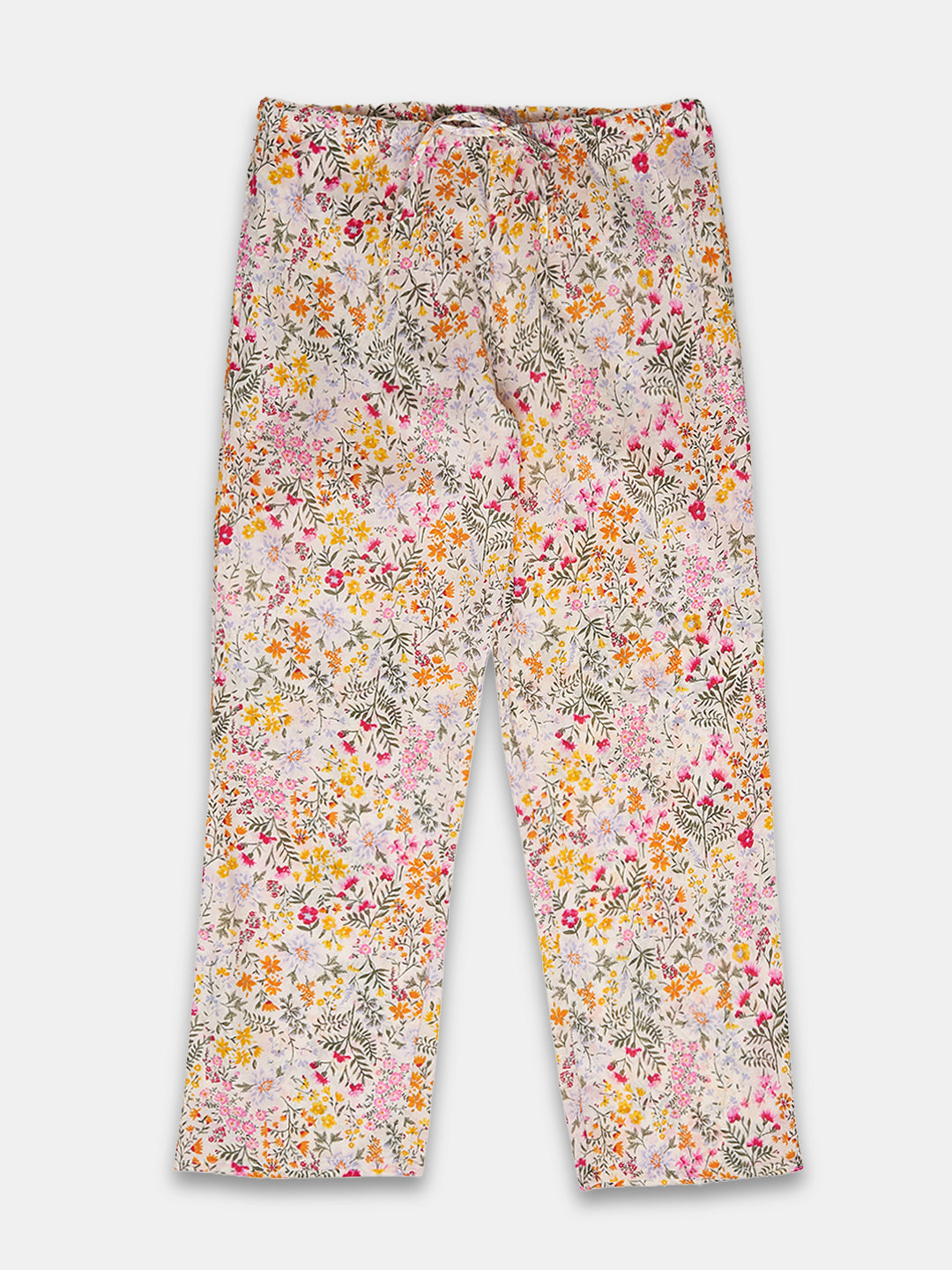 Women's 100% Cotton Regular Fit Pyjama Suit Multi