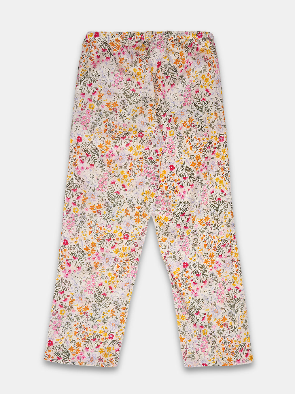 Women's 100% Cotton Regular Fit Pyjama Suit Multi