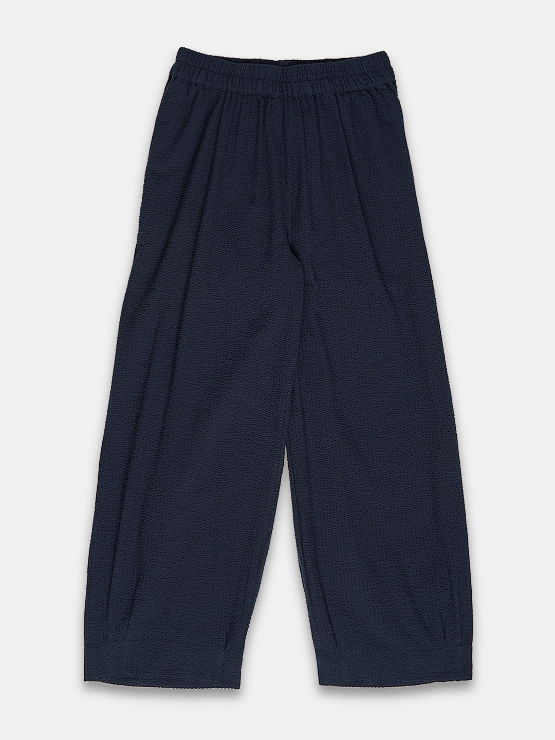 Women's 100% Cotton Regular Fit Pant Navy