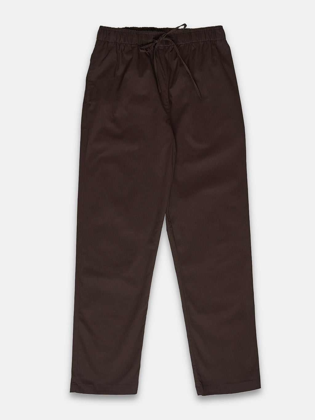 Women's Cotton Lycra Regular Fit Pants Brown