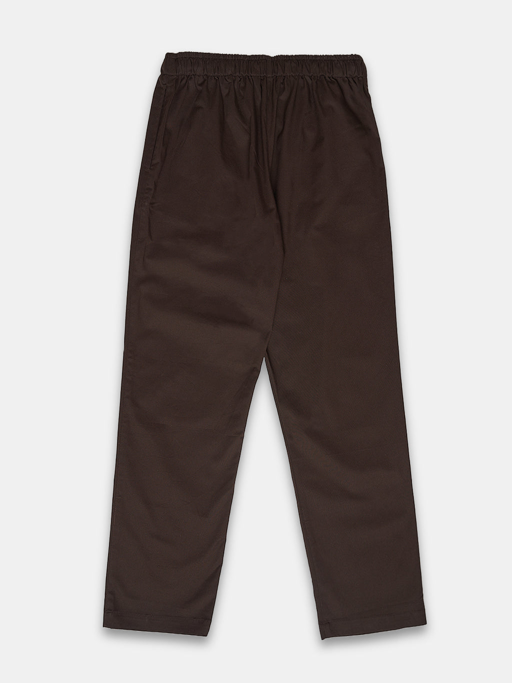 Women's Cotton Lycra Regular Fit Pants Brown