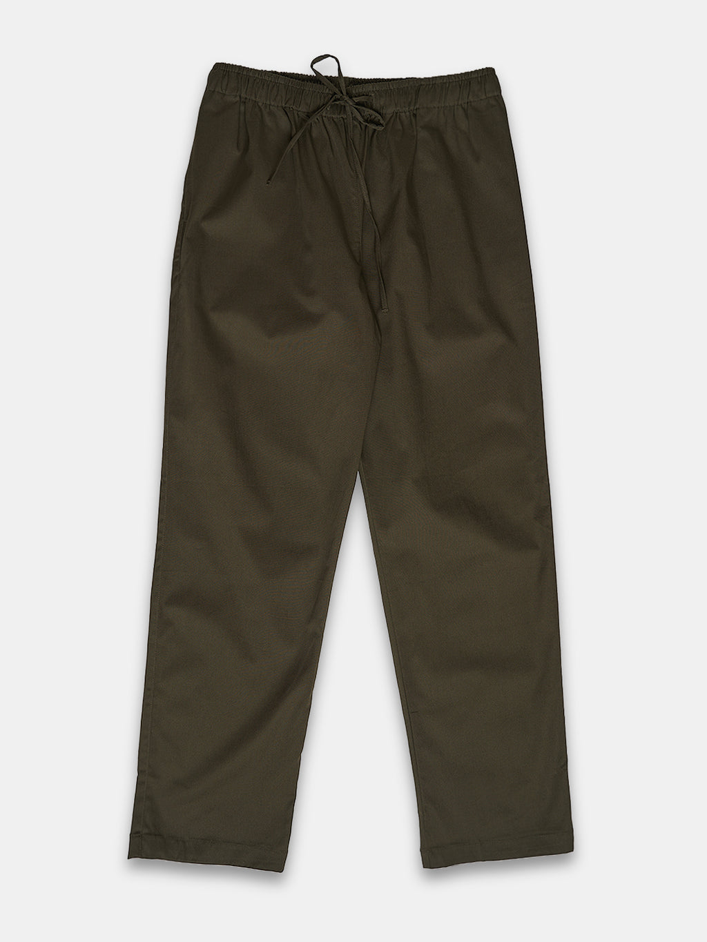 Women's Cotton Lycra Regular Fit Pants Olive